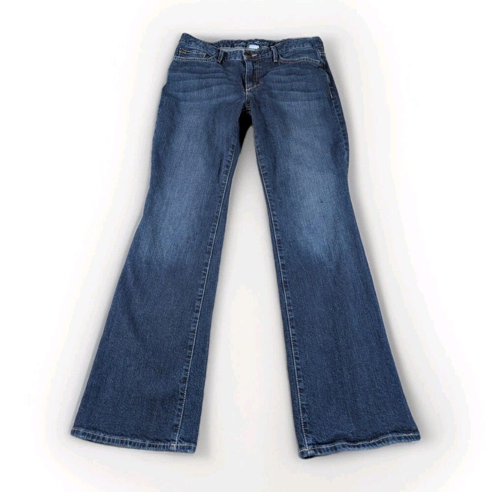 Eddie Bauer Curvy Bootcut Jeans Women’s 8S Blue Stretch Mid Rise Western Casual